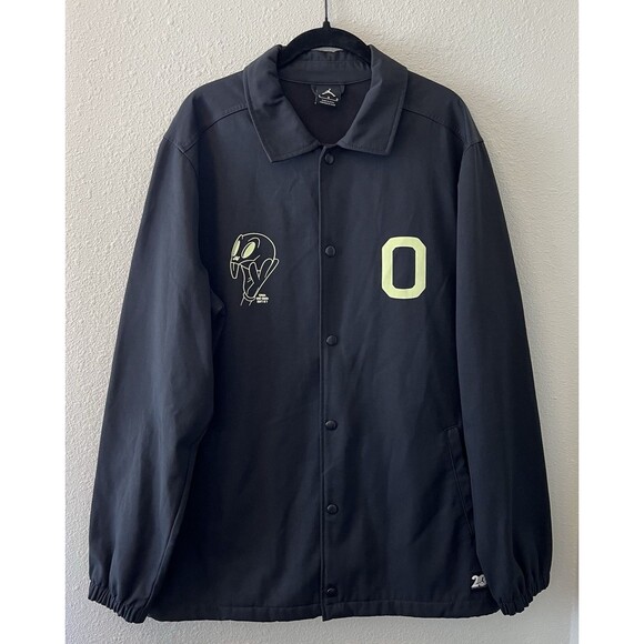 Nike Air Jordan Jacket Mens Large Space Jam 20th Anniversary Black Looney Tunes - Picture 1 of 16